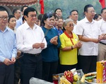 Ông Trương Tấn Sang thắp hương tại Đài tưởng niệm 468 Vị Xuyên