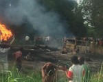 Xe bồn phát nổ ở Nigeria, 50 người chết khi đang 