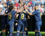 Modric bị thẻ đỏ, Real Madrid vẫn thắng tưng bừng trên sân Celta Vigo