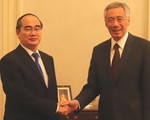 Bí thư Thành ủy TP.HCM Nguyễn Thiện Nhân gặp gỡ Thủ tướng Lý Hiển Long