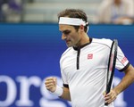 Federer ngược dòng vào vòng 3 Giải Mỹ mở rộng