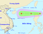Áp thấp nhiệt đới đang vào Biển Đông, thành bão số 5 trong ngày 2-9