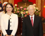 Tổng bí thư, Chủ tịch nước tiếp các đại sứ trình quốc thư Hà Nội