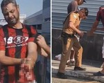 Video cổ động viên Brazil bị mất bàn tay vì pháo phát nổ