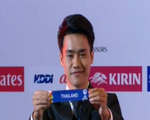 Đội trưởng U23 Thái được khen đẹp trai vì... bốc thăm 