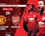 Lịch trực tiếp đại chiến MU - Arsenal