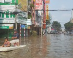 Ngập lịch sử, cả Cần Thơ và Vĩnh Long lênh láng nước trên phố