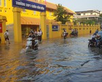 Cần Thơ cho học sinh nghỉ học ngày 1-10 do triều cường