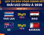 Lịch trực tiếp VCK U23 châu Á 2020: Thái Lan gặp Iraq
