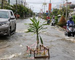Cà Mau: hai huyện tiếp tục cho học sinh nghỉ học vì đường ngập