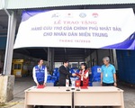 Nhật viện trợ khẩn cấp tới người dân vùng bão lũ ở Thừa Thiên Huế