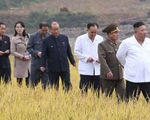 Em gái ông Kim Jong Un tái xuất hiện sau 2 tháng, thị sát vùng lũ cùng anh