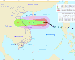 Bão số 8 đang phía trên Hoàng Sa, từ đêm nay 24-10 Nghệ An đến Huế mưa