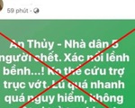 Hai người bị xử phạt vì đăng tin sai sự thật về lũ lụt trên mạng xã hội