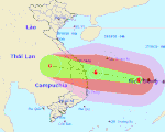 Bão số 9 sáng 27-10: Gió giật cấp 15, sáng mai giật lên cấp 17