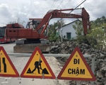 Bắt đầu thi công chống ngập trên quốc lộ 1 các tỉnh miền Tây