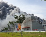 Cháy nhà máy sản xuất thực phẩm trong khu công nghiệp Hiệp Phước
