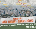 Metro số 2 Bến Thành  - Tham Lương tuyến metro xuyên tâm dài nhất TP.HCM