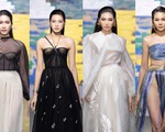 Hoa hậu Việt Nam 2020 Đỗ Thị Hà cùng siêu mẫu Thanh Hằng trong thiết kế tái chế