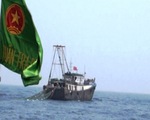 Đuổi 2 tàu cá treo cờ Trung Quốc áp sát giàn khai thác khí Thái Bình