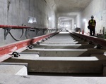 Nhà ga ngầm Ba Son tuyến metro số 1 đã làm xong