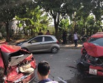Ôtô đâm liên hoàn 3 xe máy và 1 ôtô, làm 1 người chết, 3 bị thương
