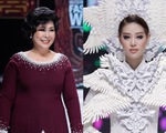 Hoa hậu Khánh Vân làm vedette, NSND Hồng Vân làm người mẫu catwalk cho nhà thiết kế Minh Châu