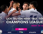 Lịch trực tiếp Champions League 10-12: Real có vượt qua vòng bảng?