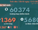 Dịch corona ngày 13-2: Số liệu Hồ Bắc tăng vọt, người chết toàn thế giới là 1.369