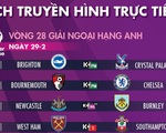 Lịch trực tiếp bóng đá châu Âu 29-2: Tâm điểm Chelsea và Liverpool