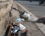 Khẩu trang y tế đã qua sử dụng vứt đầy đường