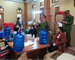 Triệt phá cơ sở sản xuất dung dịch rửa tay hoạt động 