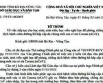 Lại xuất hiện tờ trình giả cho học sinh 