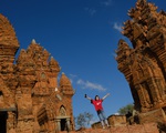 Tháp Chàm Po Klong Garai sừng sững giữa nắng gió Phan Rang