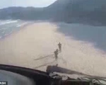 Brazil dùng trực thăng tạo ‘bão cát’ đuổi du khách khỏi bãi biển