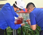 Sáng kiến làm máy rửa tay phun sương diệt khuẩn nơi công cộng