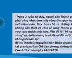 TP.HCM ban bố 12 việc cần làm ngay trong 