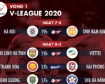 Lịch trực tiếp vòng 1 V-League 2020 cuối tuần