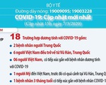 Việt Nam xuất hiện ca nhiễm COVID-19 thứ 18
