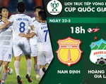 Lịch trực tiếp trận cầu đặc biệt Nam Định - Hoàng Anh Gia Lai
