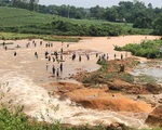Vỡ đập thủy lợi ở Phú Thọ, di dời khẩn cấp 16 hộ dân