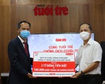 Dai-ichi Life trao 2 tỉ đồng và 100.000 khẩu trang ‘Cùng Tuổi Trẻ chống dịch COVID-19’