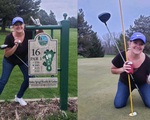 Thành tích kỳ diệu trên sân golf của nữ y tá trong mùa dịch
