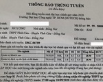 Trường đại học gửi thông báo trúng tuyển cho thí sinh... chưa tốt nghiệp THPT