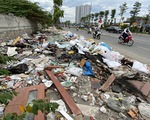 ‘Đại lộ’ ngàn tỉ Chu Văn An dở dang, nhiều nơi ngập ngụa rác