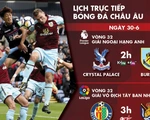 Lịch trực tiếp bóng đá châu Âu ngày 30-6