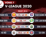 Lịch trực tiếp vòng 7 V-League 2020: Hà Nội - Sài Gòn hâm nóng Hàng Đẫy