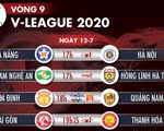 Lịch trực tiếp vòng 9 V-League 12-7: Sài Gòn đụng độ Thanh Hóa
