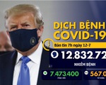 Dịch COVID-19 ngày 12-7: Ông Trump cuối cùng đã chịu đeo khẩu trang