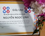 Ông bố in ‘giấy like’ tặng con gái lớp 1 không nhận được giấy khen